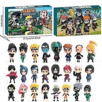 Naruto adventni koledar 2024, 24 kos anime odštevalni koledar Blind Box otroško darilo
