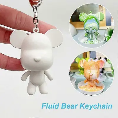 Liquid Bear Keychain Violent Bear Model Blind Box
