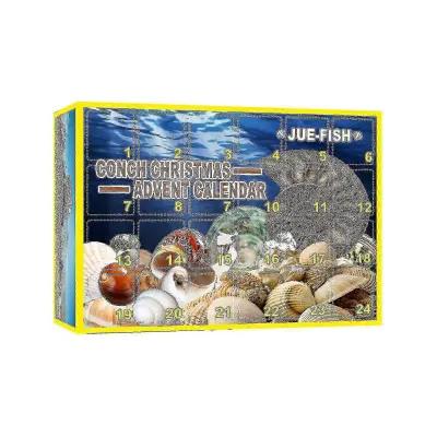 2025 Jue-fish Conch Blind Box Christmas Conch Blind Box Božična 24-dnevna slepa škatla Darilna škatla