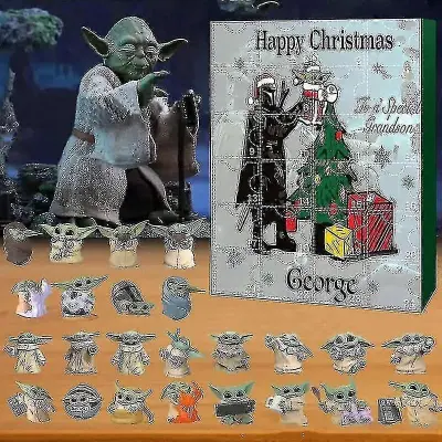 Adventni koledar, božično darilo Igralni komplet Mandalorian Baby Yoda Gd 2025