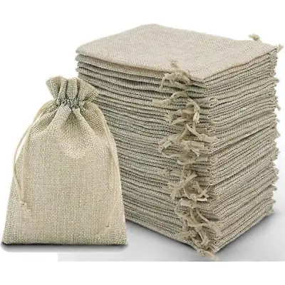 Visokokakovostne nove 30-paketne vrečke iz vreče Intckwan, 10 x 15 cm, majhne darilne vrečke z vrvico
