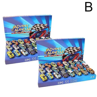 Countdown Toy Car 24-dnevno odštevanje do božičnih igrač Avtomobili Otroška darila