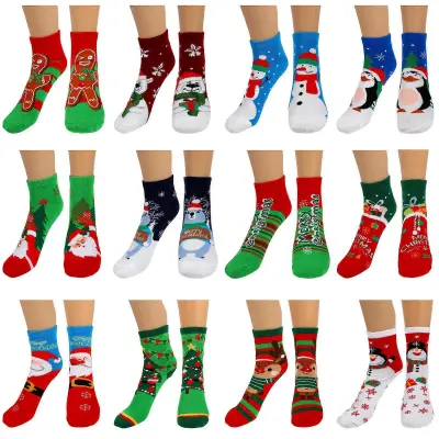 Nogavice Advent Calendar Holiday Party Assorted Nogavice 12 Parov