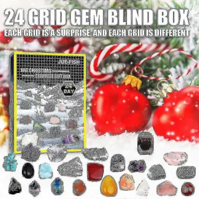 Eelhoe 24 Days of Christmas Blind Box Božično darilo Darilo Božični vlak Atmosferska igrača