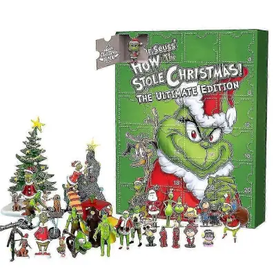 Grinch 2023 Božični adventni koledar Figurice Kipi Komplet igrač 24 dni Božič