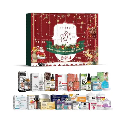 EELHOE Christmas Beauty Blind Box - 24 presenečenj za nego kože za vlaženje in beljenje
