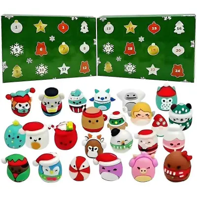 Za 24 dni božični odštevalni koledar, mini figure, igrače, božični odštevalni koledar, nogavice