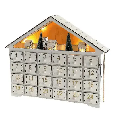 Božični koledarski okrasek Odštevalnik koledar DIY odrasli otroci darilo praznična dekoracija