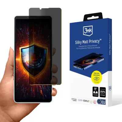 3MK ZAŠČITNA FOLIJA ZA SONY XPERIA 10 VI SILKY MATT PRIVACY ANTI-VISUAL