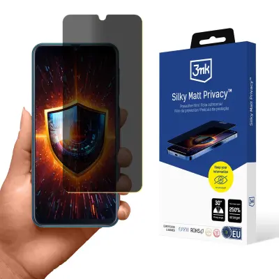 3MK SILKY MATT PRIVACY ZA SAMSUNG GALAXY M21 ZAŠČITA ZASLONA POPOLNA ODPORNOST