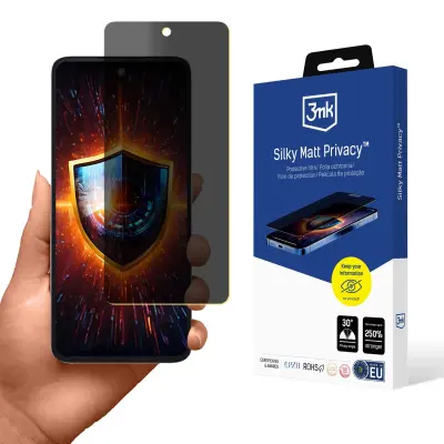 3MK SILKY MATT PRIVACY KALJENO STEKLO ZA ZTE BLADE V60 ZAŠČITA ZASLONA