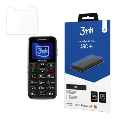 3MK KALJENO STEKLO ZA EVOLVEO EASYPHONE EP ZAŠČITNI LOK+ 9H SECURITY