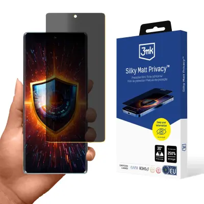 3MK ZAŠČITNA FOLIJA ZA HONOR 70 PRIVACY SILKY MATT MAT ZAŠČITA ZA EKRAN