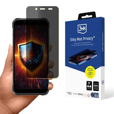 3MK SILKY MATT PRIVACY ZA ULEFONE POWER ARMOR 16 PRO 16S ZAŠČITNA FOLIJA