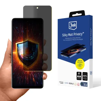 3MK SILKY MATT PRIVACY ZAŠČITNA FOLIJA ZA TECNO SPARK 10 PRO MATTE PROTECTIVE