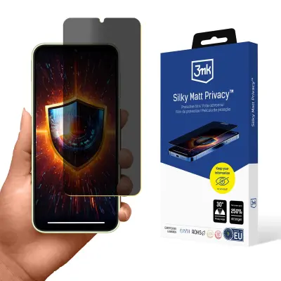 3MK KALJENO STEKLO ZA SAMSUNG GALAXY A14 4G PRIVACY MATT PROTIVLOMNO