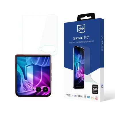 3MK SILKY MATT PRO KALJENO STEKLO ZA MOTOROLA RAZR 60 ULTRA ZAŠČITA ZASLONA