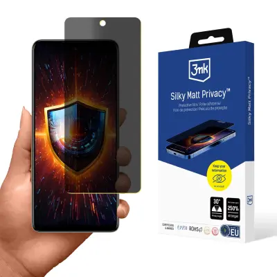 3MK ZAŠČITNA FOLIJA ZA TECNO SPARK 20 PRO SILKY MATT PRIVACY PROTIVLOMNA