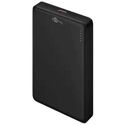 Prenosna baterija GOOBAY PB 10000mAH BLACK MAGNETIC WIRELESS USB-C