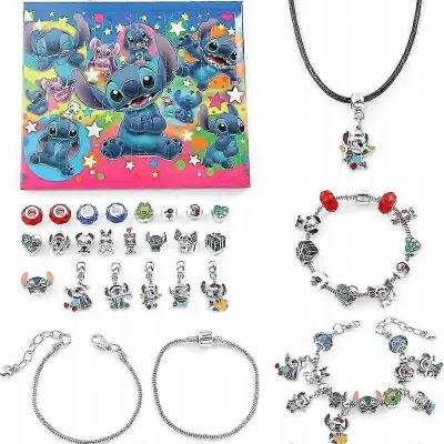 Adventni koledar Obeski za nakit za otroške zapestnice Stitch
