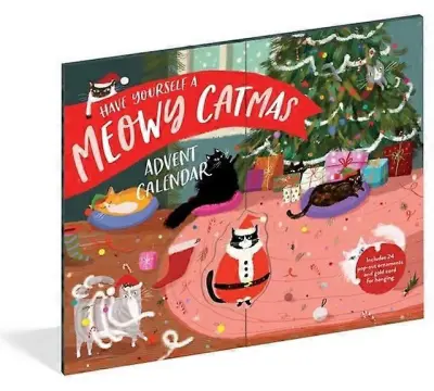 Privoščite si Meowy Catmas adventni koledar Jamieja Shelmana z mehko vezavo