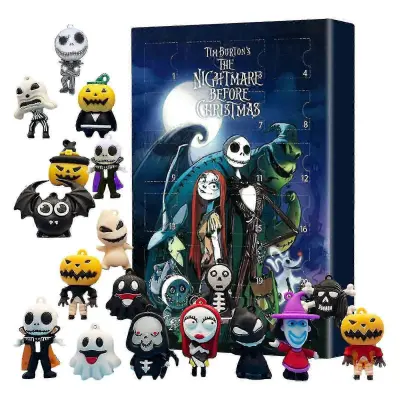 2024 Adventni koledar Božično odštevanje Advent 24 dni Horror Orna...
