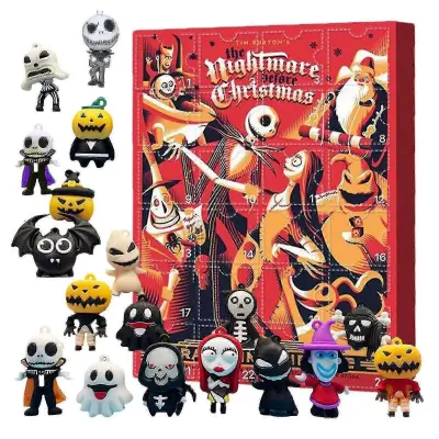 2024 Adventni koledar Božično odštevanje Advent 24 dni Horror Orna...