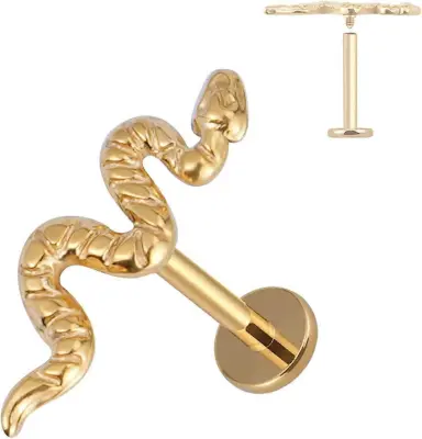 1PC Helix Conch piercing nakit za ženske 16G 6 mm 8 mm - ASTM F136 titan