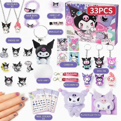 Adventni koledar Igrače Figurice Sanrio Kuromi 33 kosov