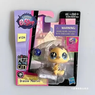 Hasbro Littlest Pet Shop Q Version Akcijske figure Big Eye Cartoon Doll Cute Animal Model Toy