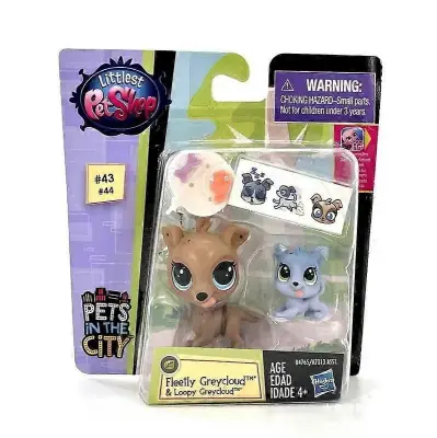 Hasbro Littlest Pet Shop Q Version Akcijske figure Big Eye Cartoon Doll Cute Animal Model Toy