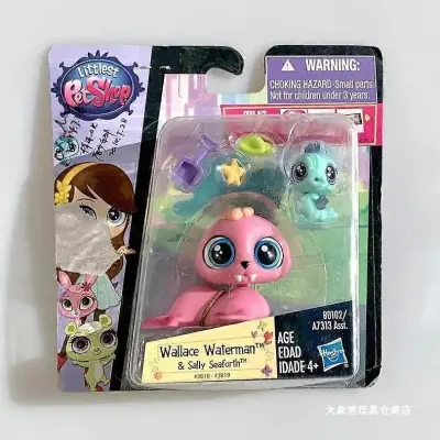 Hasbro Littlest Pet Shop Q Version Akcijske figure Big Eye Cartoon Doll Cute Animal Model Toy