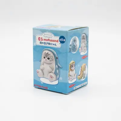 Mofusand Cats Wear Marine Organism Clothing Blind Box Cute Akcijske Figurice Octopus Penguin Otter Table Deco