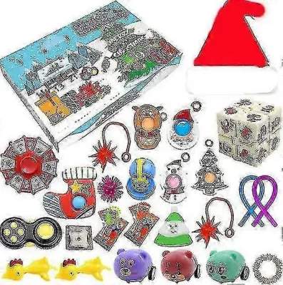 Božični adventni koledar Darilo Fidget Toys Stress Relief Fidget Toy Blind Box Kids