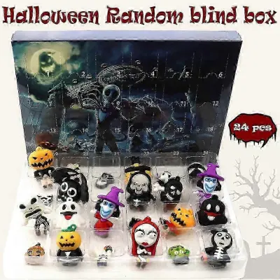 2025 Adventni koledar Halloween Horror Nights Odštevalni koledar Blind Box Božična adventna 24-delna darilna lutka Blind Box