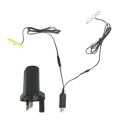 Nov in izboljšan snemljiv adapter za baterije 2v1 Aa + Aaa za božične igrače, ure in termostate - Zamenjava napajalnika USB v Združenem kraljestv