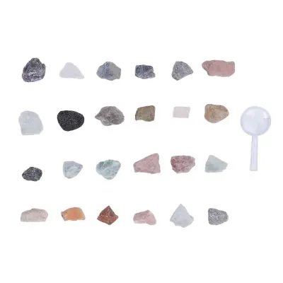 GPB Stone Xmas Countdown Calendar 24 Days Stone Collection Countdown Calendar for Home