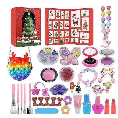 Božični 24-dnevni odštevalni koledar Blind box set Otroški božični odštevalni koledar Božični darilni set Božični darilni set ličil