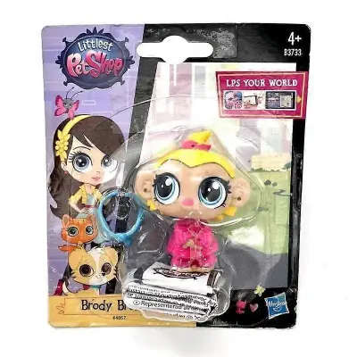 Hasbro Littlest Pet Shop Q Version Akcijske figure Big Eye Cartoon Doll Cute Animal Model Toy