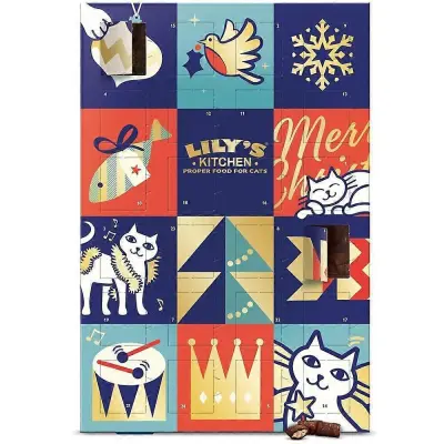 Božični adventni koledar Lilys Kitchen Cat - 4 paketi