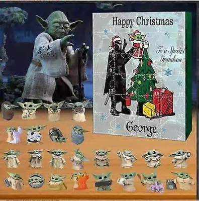 Halloween Countdown Calendar Blind Box Yoda Blind Box B Christmas 24 Darilna adventna škatla