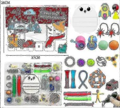 Božični adventni koledar Darilo Fidget Toys Stress Relief Fidget Toy Blind Box Kids