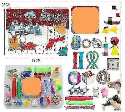 Božični adventni koledar Darilo Fidget Toys Stress Relief Fidget Toy Blind Box Kids