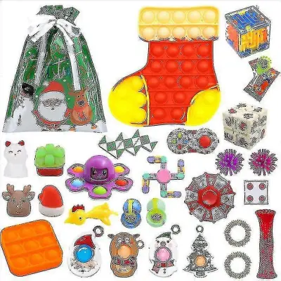 Božični adventni koledar Darilo Fidget Toys Stress Relief Fidget Toy Blind Box Kids
