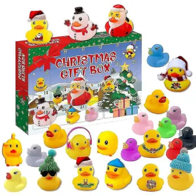 2025 Božič Little Yellow Duck Toys Blind Box Božični koledar Blind Box Božična odštevalna slepa škatla