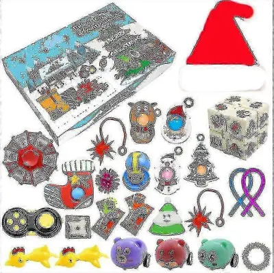 Darilo za božični adventni koledar Fidget Toys Stress Relief Fidget Toy Blind Box Kids_y