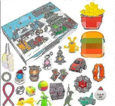 Božični adventni koledar Darilo Fidget Toys Stress Relief Fidget Toy Blind Box Kids