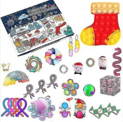 Božični adventni koledar Darilo Fidget Toys Stress Relief Fidget Toy Blind Box Kids