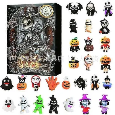2025 Odštevalni koledar za noč čarovnic Blind Box Ghost Atmosphere Gothic Christmas 24 daril Advent Box_4