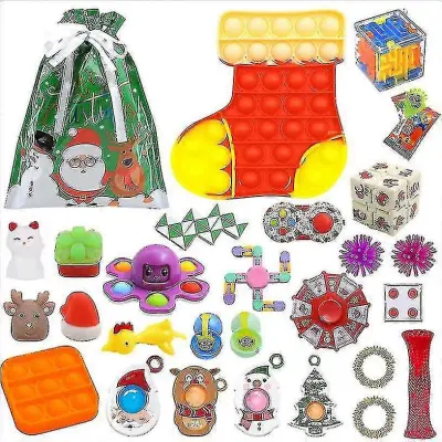 Božični adventni koledar Darilo Fidget Toys Stress Relief Fidget Toy Blind Box Kids